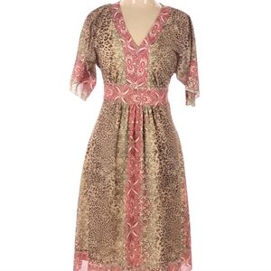 Leapard print dress